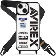 MD754281 [iPhone 15 用 AVIREX ショルダーストラップ付 クリア ロゴ]