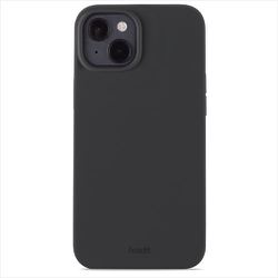 15980 [ソフトタッチシリコーンケース iPhone 15 Plus用 Black]