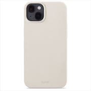 15984 [ソフトタッチシリコーンケース iPhone 15 Plus用 Light Beige]