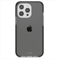 15968 [Seethru 耐衝撃クリアケース iPhone 15 Pro Max用 Black]