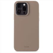 16002 [ソフトタッチシリコーンケース iPhone 15 Pro Max用 Mocha Brown]