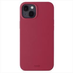 15988 [ソフトタッチシリコーン iPhone 15 Plus用 ケース Red Velvet]