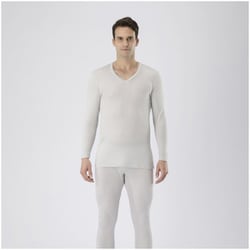 C2JAA62204 [BTアンダー中厚手イリVネック ベイパーシルバー LL （MEN’S）]