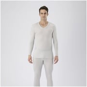 C2JAA62204 [BTアンダー中厚手イリVネック ベイパーシルバー LL （MEN’S）]