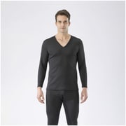 C2JAA61209 [BTアンダー薄手V9分袖 ブラック M （MEN’S）]