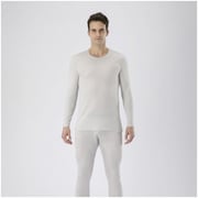 C2JAA62104 [BTアンダー中厚手イリクルー ベイパーシルバー L （MEN’S）]