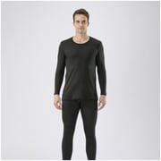 C2JAA62109 [BTアンダー中厚手イリクルー ブラック S （MEN’S）]