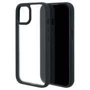 7615IP361HB [iPhone 15/iPhone14/13用 ケースカバー ハイブリッド TPU×アクリル RHINO ライノ 耐衝撃吸収 MIL規格 ネイビー×フロストホワイト]