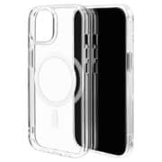7617IP361HB [iPhone 15/iPhone14/13用 ケースカバー ハイブリッド TPU×アクリル RHINO ライノ 耐衝撃吸収 MIL規格 Magsafe対応 クリア]