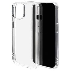 7620IP361HB [iPhone 15/iPhone14/13用 ケース カバー ハイブリッド TPU+PC 耐衝撃吸収 クリア 透明]