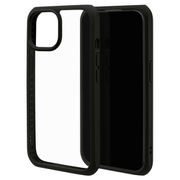 7627IP361HB [iPhone 15/iPhone14/13用 ケース カバー VANILLA PACK AIRSOLID ハイブリッドケース TPU×アクリル 5H 衝撃吸収 ブラック×クリア]