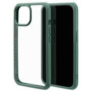 7630IP361HB [iPhone 15/iPhone14/13用 ケース カバー VANILLA PACK AIRSOLID ハイブリッドケース TPU×アクリル 5H 衝撃吸収 グリーン×クリア]