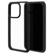 7687IP361PHB [iPhone 15 Pro用 ケース カバー VANILLA PACK AIRSOLID ハイブリッドケース TPU×アクリル 5H 衝撃吸収 ブラック×クリア]