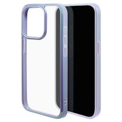 7694IP361PHB [iPhone 15 Pro用 ケース カバー Aurora Frame ハイブリッドケース TPU×PC オーロラフレーム パープル]