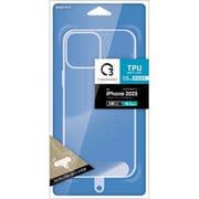 C2IP32TPSSTCL [iPhone 15用 Crystal Clear Case 薄型TPUケース 0.9mm CL ストラップシート付き]