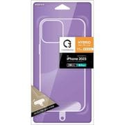 C2IP32HPSTCL [iPhone 15用 Crystal Clear Case ハイブリッドケース TPU×PC CL ストラップシート付き]