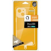 C2IP32HALSTCL [iPhone 15用 Crystal Clear Case 極限保護 ハイブリッドケース RHINO Limit TPU×アクリル 5H 衝撃吸収 MIL規格準拠 CL ストラップシート付き]