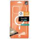 C2IP32HAMSTCL [iPhone 15用 Crystal Clear Case ハイブリッドケース RHINO TPU×アクリル 5H 衝撃吸収 MIL規格準拠 Magsafe対応 CL ストラップシート付き]