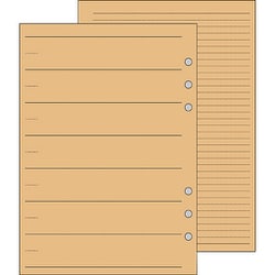 ダヴィンチ（Davinci） リフィル A5 竹紙フリーウィークリースケジュール DAR4403