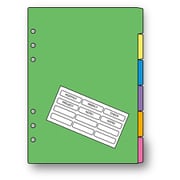 ダヴィンチ(Davinci) リフィル A5 カラーインデックス横型6区分 DAR4604