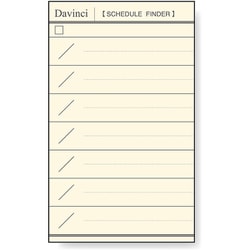ダヴィンチ（Davinci） リフィル 聖書 スケジュールファインダー カード DR4303