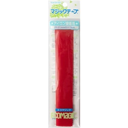 M15RHN [エコマジック アイロン接着用マジックテープ 25mm巾 赤]