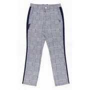 CL5QTD15 48 [ゴルフパンツ メンズ ストレッチチェックパンツ Mサイズ ネイビー]