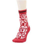 E2JXA70264 [BTジャガードロゴソックス W ハイビスカスレッド （WOMEN’S）]