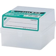 カードボックス 名刺サイズ 400枚用 CB-2134PE-CL