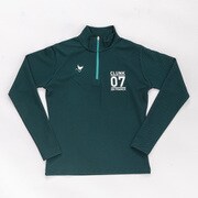 CL5QUG03 48 [ゴルフシャツ レディース ハーフジップ長袖シャツ Mサイズ ネイビー]