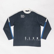 CL5QTG54 48 L [ゴルフシャツ メンズ ハイネックポロ Lサイズ ネイビー]