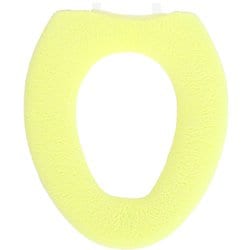 SELECT JUST FIT トイレ便座カバーO型 YE