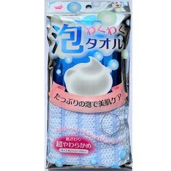 泡わくわくタオル ブルー