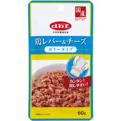 鶏レバー＆チーズ ゼリータイプ [犬用 ウェットフード 60g 栄養補完食]