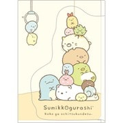 キャラクターグッズ FA09403 すみっコぐらし ダイカットフラップ付クリアホルダー