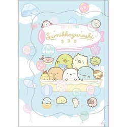 キャラクターグッズ FA09404 すみっコぐらし ダイカットフラップ付クリアホルダー