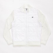 FD5QTY17 10 [ハイブリッド中綿ニット メンズ ジャケット Lサイズ ホワイト]