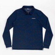 FD5QUG08 48 L [ポロシャツ レディース シャツ Lサイズ ネイビー]