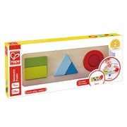 木製玩具 E1615 Hape(ハペ) カラフル両面かたちあわせ