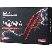 HONMA D1 SPEEDMONSTER 2023 3ピースアイオノマー ホワイト [ゴルフボール 1ダース12球入り]