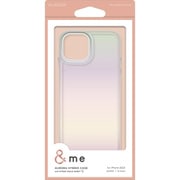 PM-A23AHVCACR [iPhone 15 用 ケース ハイブリッド カバー 衝撃吸収 カメラレンズ保護設計 ワイヤレス充電可 ストラップホール付 オーロラ ストラップホールシート付 &me クリア]
