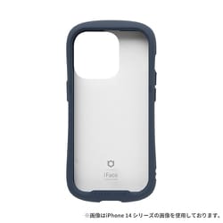41-959145 [iFace Reflection 強化ガラスクリアケース ネイビー iPhone 15 Pro]