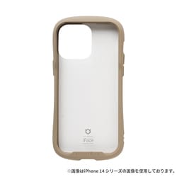 41-959305 [iFace Reflection 強化ガラスクリアケース ベージュ iPhone 15 Pro Max]