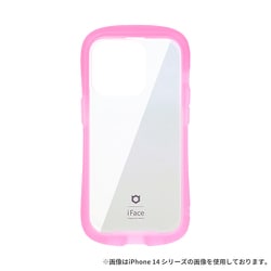 41-959442 [iFace Reflection Neo 強化ガラスクリアケース クリアピンク iPhone 15 Pro]