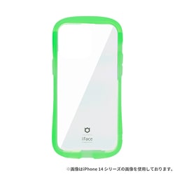 41-959510 [iFace Reflection Neo 強化ガラスクリアケース クリアグリーン iPhone 15 Pro Max]
