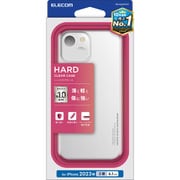 PM-A23APVCR [iPhone 15 用 ケース ハード カバー 軽量 薄型 カメラレンズ保護設計 ワイヤレス充電可 ストラップホール付 UVコート クリア]