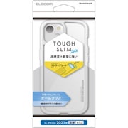 PM-A23ATSLACR [iPhone 15 用 ケース ハイブリッド カバー 衝撃吸収 軽量 薄型 ワイヤレス充電可 ストラップホール付 ストラップホールシート付 TOUGH SLIM LITE クリア]