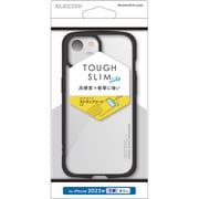PM-A23ATSLFCBK [iPhone 15 用 ケース ハイブリッド カバー 衝撃吸収 軽量 薄型 カメラ周り保護 ワイヤレス充電可 ストラップホール付 ストラップホールシート付 TOUGH SLIM LITE ブラック]