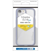 PM-A23ATSLFCBU [iPhone 15 用 ケース ハイブリッド カバー 衝撃吸収 軽量 薄型 カメラ周り保護 ワイヤレス充電可 ストラップホール付 ストラップホールシート付 TOUGH SLIM LITE ブルー]