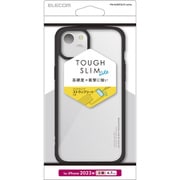PM-A23BTSLFCBK [iPhone 15 Plus 用 ケース ハイブリッド カバー 衝撃吸収 軽量 薄型 カメラ周り保護 ワイヤレス充電可 ストラップホール付 ストラップホールシート付 TOUGH SLIM LITE ブラック]